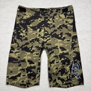 Troy Lee Designs Flowline Shorts Camo Unlined Cycling Mountain Bike Men's 34